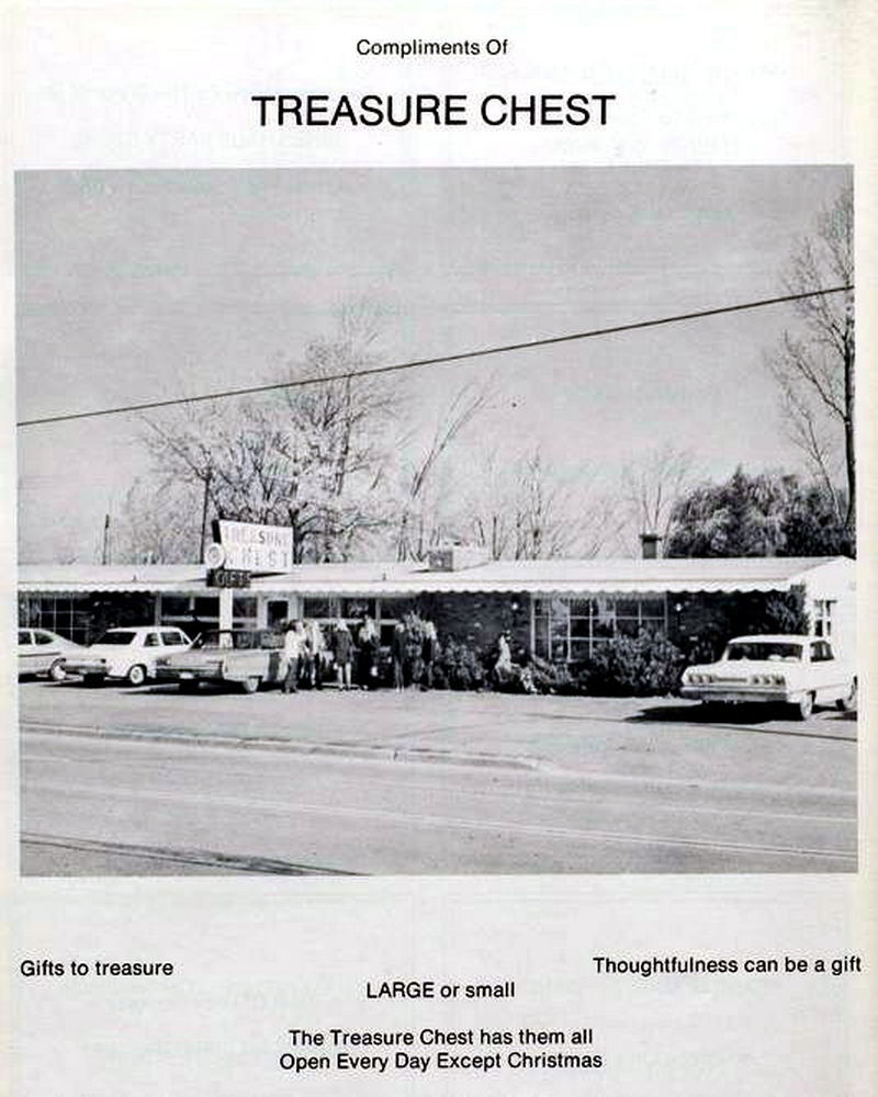 AJs Quiltery West (Treasure Chest) - 1972 Yearbook Photo